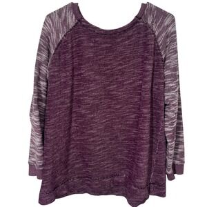 Champion Athletic Apparel Purples Long-Sleeved Heavy Shirt Women's Size X-Large